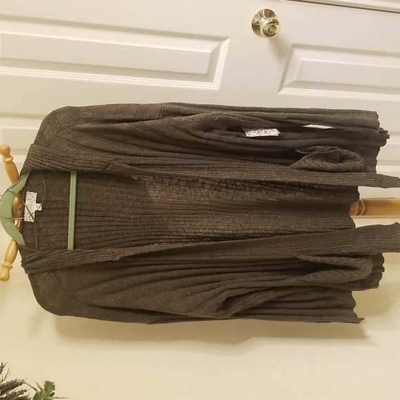 Pink Republic Sweaters - Pink Republic Olive Cardigan with Hoodie